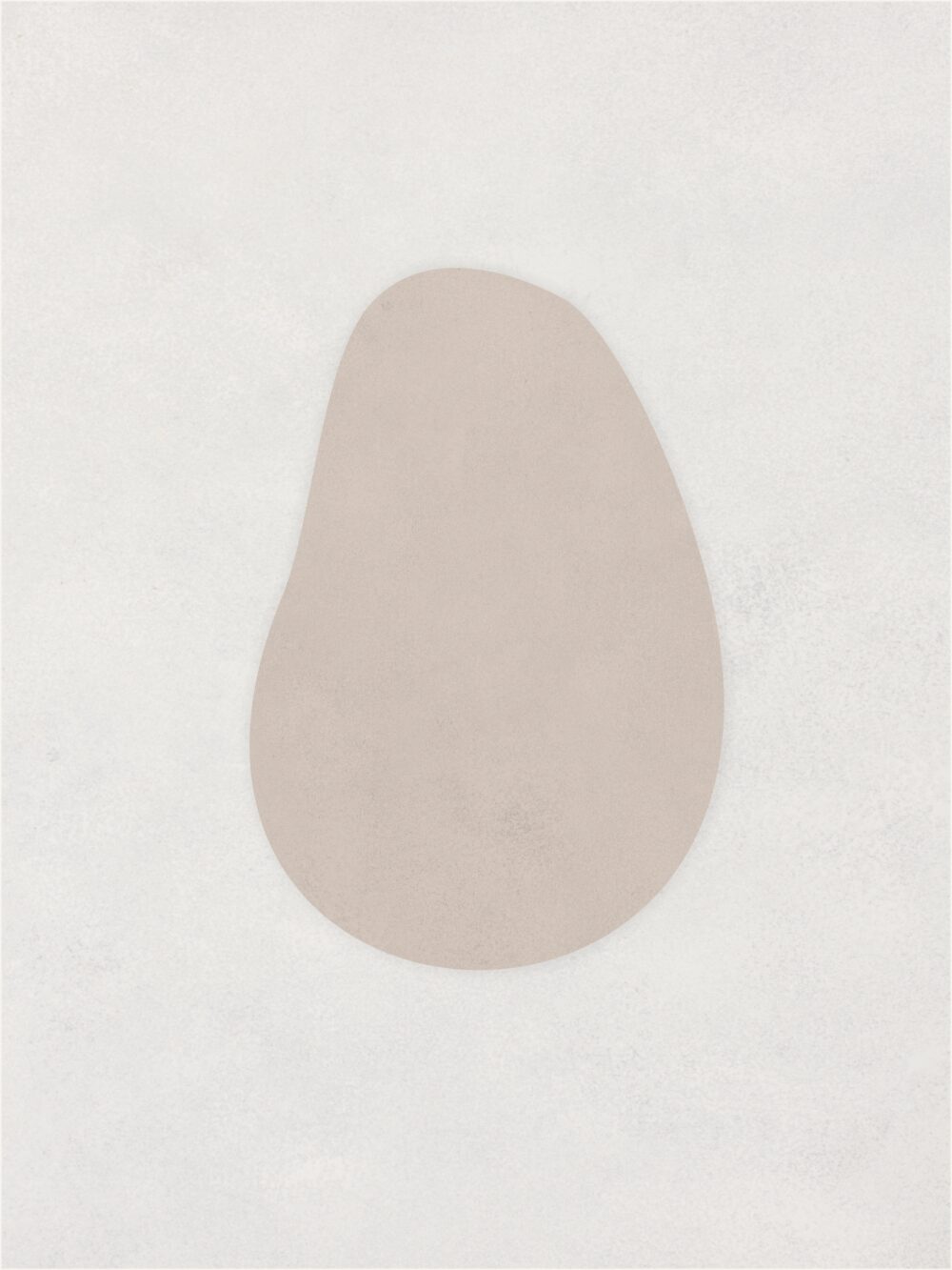 Minimal neutral abstract canvas wall art in a modern calm interior – Quiet Form 01