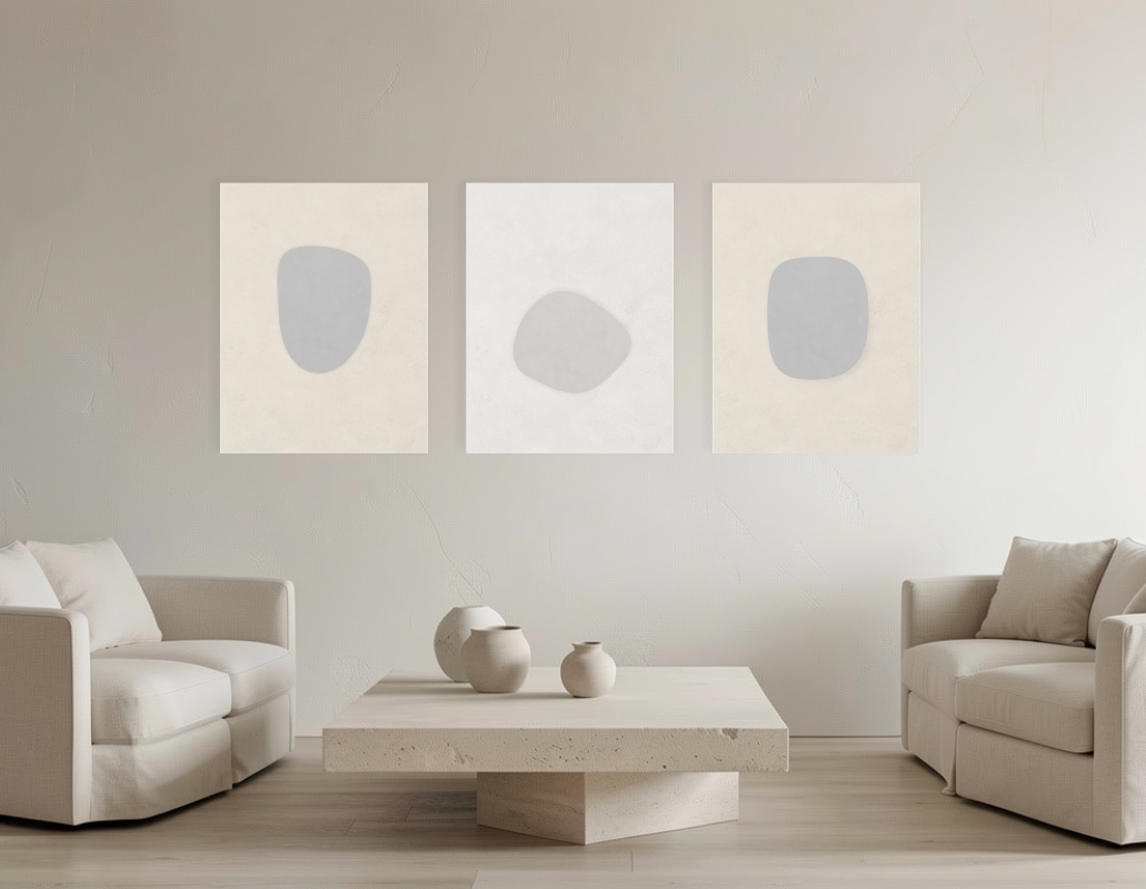 Stuctured set - Curated canvas art sets