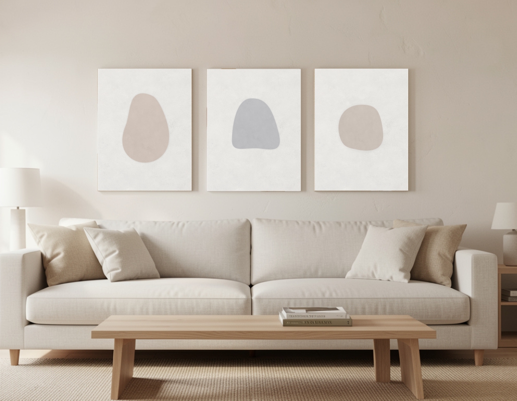 calm set - Curated canvas art sets